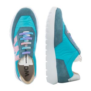 Women`s Sneakers WONDERS-A-2422-T ODISEI  NYLON BLUE