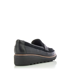 Women`s Platform Shoes CLARKS-26174416 SHARON ASTER BLACK COMBI