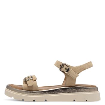 Дамски Равни Сандали  TAMARIS-1-28700-44-435 TAN