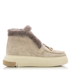 Дамски Равни Боти CARLO FABIANI - 109414 BEIGE SUEDE