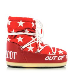 Дамски Спортни Боти MOON BOOT - 14601700 LIGHT LOW STARS RED/WHITE