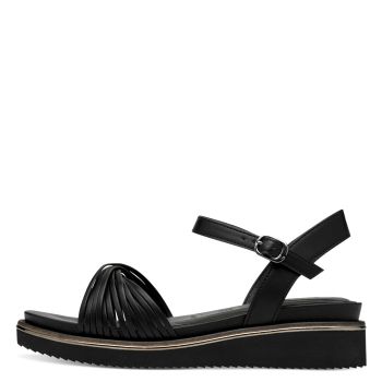 Дамски Сандали На Платформа TAMARIS - 1-28218-44-001 BLACK