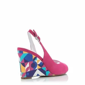 Дамски Сандали На Платформа  DONNA ITALIANA - 5554-203-237 NOBUK PINK MA