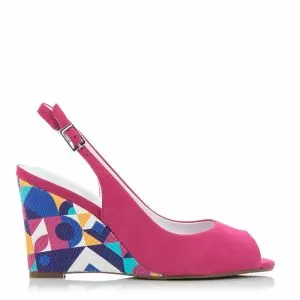 Дамски Сандали На Платформа  DONNA ITALIANA - 5554-203-237 NOBUK PINK MA