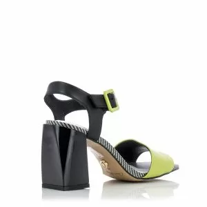 Дамски Сандали На Ток  DONNA ITALIANA - 10156-619-755 MESTICO FERRARA CITRON MC
