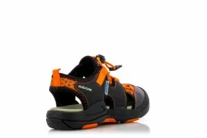 Детски сандали момче GEOX - j92e1b-1-orange/blackss19