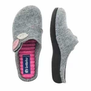 Дамски Домашни Чехли INBLU - EC000089 EC 018 SILVER