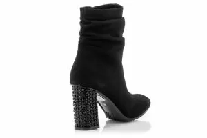 Дамски боти на ток VERONELLA - 1738-black192