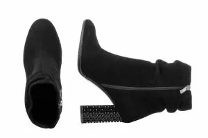 Дамски боти на ток VERONELLA - 1738-black192