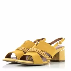 Woman`s Heeled Sandals TAMARIS-1-1-28341-20 663  SUN SUEDE