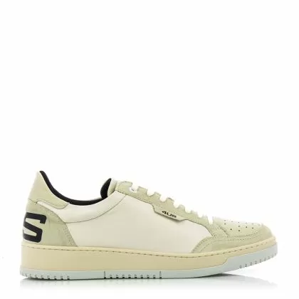 Men`s Skeakers CESARE PACIOTTI 4US-DEEP-2004 -VELOUR BIANCO/NAPPA ECRU