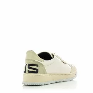Men`s Skeakers CESARE PACIOTTI 4US-DEEP-2004 -VELOUR BIANCO/NAPPA ECRU
