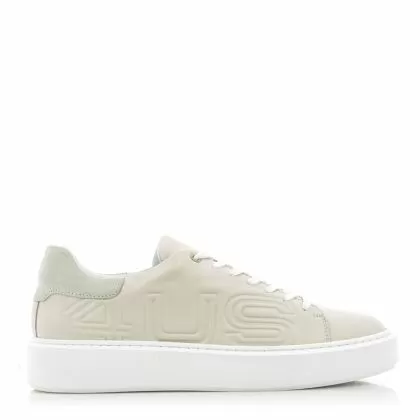 Men`s Skeakers CESARE PACIOTTI 4US-DEAN-200 -NAPPA TOFU/VELOUR BIANCO