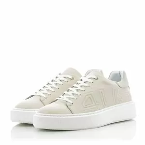 Men`s Skeakers CESARE PACIOTTI 4US-DEAN-200 -NAPPA TOFU/VELOUR BIANCO