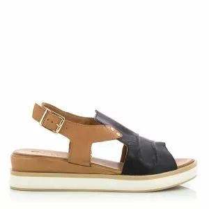 Дамски Сандали На Платформа  CARLO FABIANI - 133.1087  BLACK/COCONUT 01