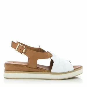 Дамски Сандали На Платформа  CARLO FABIANI - 133.1087  WHITE/COCONUT 31