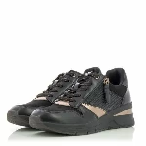 Дамски Сникърс  TAMARIS - 1-1-23702-21  BLACK/COPPER