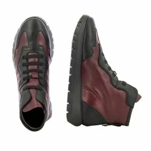 Дамски Сникърс  WONDERS - A-2451 ENGLAND NEGRO/VINO