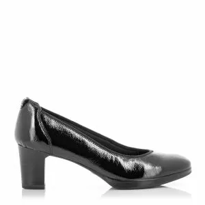 Токчета  TAMARIS - 1-1-22446-21  BLACK PATENT