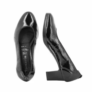 Токчета  TAMARIS - 1-1-22446-21  BLACK PATENT