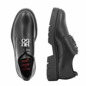 Men`s Casual HUGO-50503636 DENZEL_DERB_BOLT  BLACK