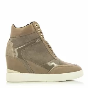 Дамски Сникърс  GEOX - D35PRB D MAURICA DK TAUPE