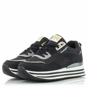 Women`s Sneakers WRANGLER-WL32720S -BLACK