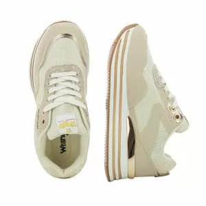 Women`s Sneakers WRANGLER-WL32720S -BEIGE