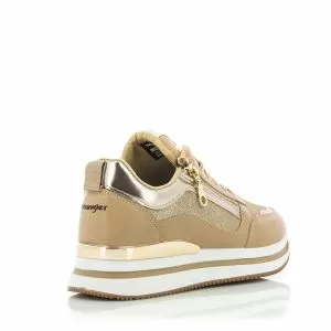 Women`s Sneakers WRANGLER-WL32730S -BEIGE