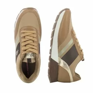 Women`s Sneakers U.S. POLO-NOBIW002W/BNY4 -BEIGE