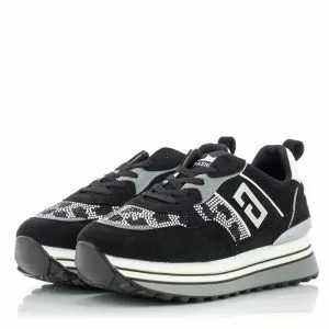 Women`s Sneakers Gold&Gold-GB143 -NERO