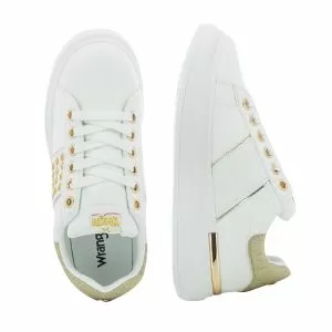 Women`s Sneakers WRANGLER-WL32700S -WHITE