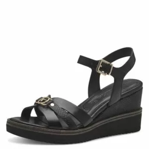 Women`s Platform Sandals TAMARIS-1-28010-42-001 BLACK