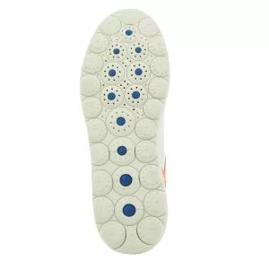 Womwn`s Sneakers GEOX-D45TCE 299 D SPHERICA EC4.1 WHITE/ORANGE