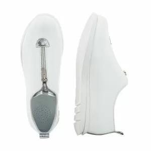 Women`s Daily VENEZIA-446-45630 LEATHER WHITE