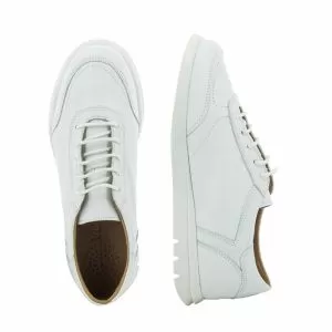 Women`s Daily VENEZIA-446-45632 LEATHER WHITE