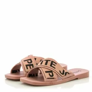 Дамски Равни Чехли  PETITE JOLIE - PJ6437 ROSE/BLACK