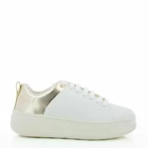 Womwn`s Sneakers GEOX-D46WVB D SPHERICA WHITE/LT GOLD