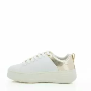 Womwn`s Sneakers GEOX-D46WVB D SPHERICA WHITE/LT GOLD