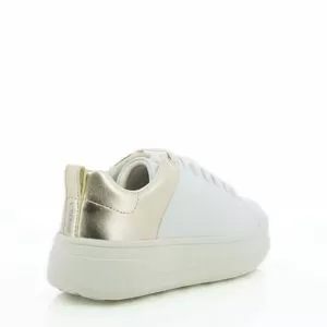Womwn`s Sneakers GEOX-D46WVB D SPHERICA WHITE/LT GOLD