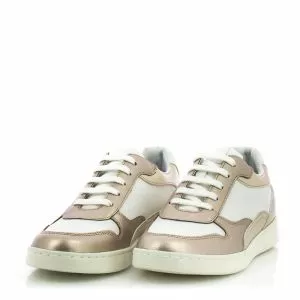 Womwn`s Sneakers GEOX-D551BC D JAYSEN WHITE/CHAMPAGNE