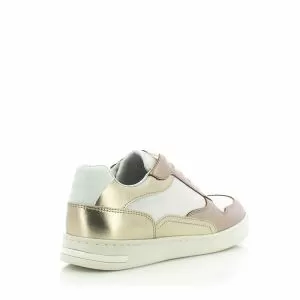 Womwn`s Sneakers GEOX-D551BC D JAYSEN WHITE/CHAMPAGNE
