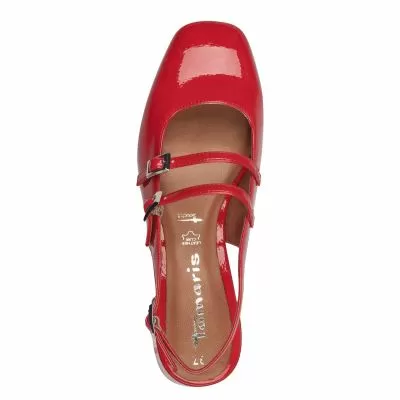 Токчета TAMARIS - 1-29510-44-524 RED PATENT