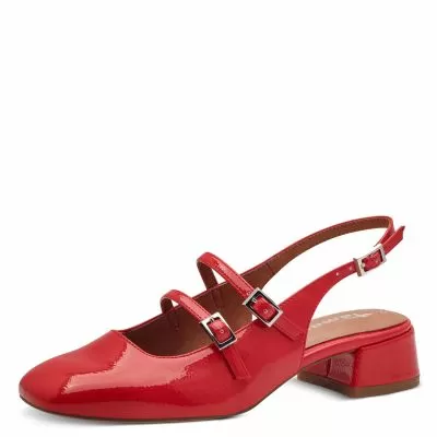 Токчета TAMARIS - 1-29510-44-524 RED PATENT