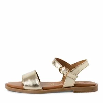 Дамски Равни Сандали  TAMARIS - 1-28160-42-965 LIGHT GOLD MET