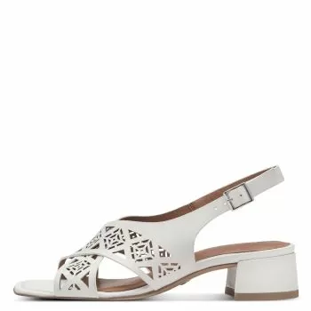 Дамски Сандали На Ток TAMARIS - 1-28252-42-100 WHITE