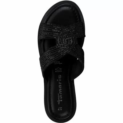 Дамски Равни Чехли TAMARIS - 1-27113-42-043 BLACK GLAM