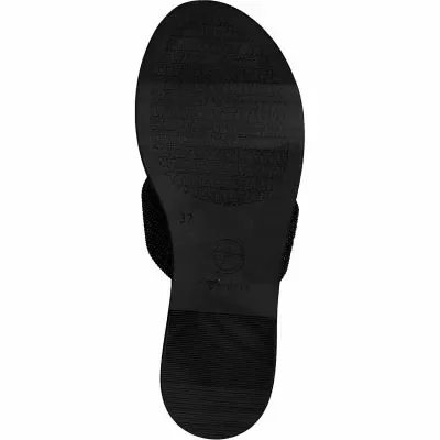 Дамски Равни Чехли TAMARIS - 1-27113-42-043 BLACK GLAM