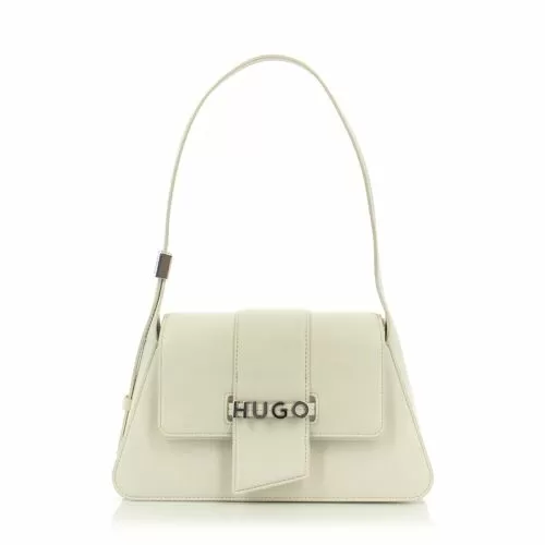 Класически Чанти HUGO - 50541806 MEL 2.0 SH. BAG FLAP OPEN WHITE