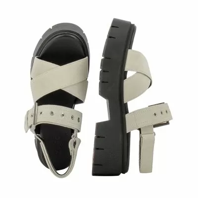 Дамски Равни Сандали  HUGO - 50541753 KRIS SANDAL BKSD NATURAL